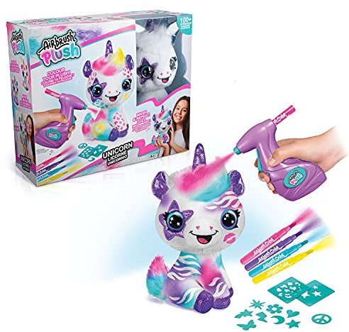 Airbrush Plush AIR 001 Unicorn, White