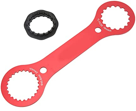 SUNGOOYUE 6061 Aluminiumlegierung Innenlagerschlüssel-Werkzeug, Multifunktions-Innenlager-Innenlagerschlüssel-Werkzeuge für TL-FC32 Dub TL-FC25 TL-FC24