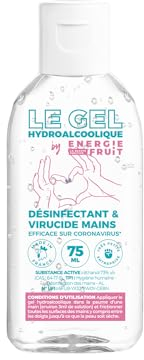 ENERGIE FRUIT | GEL HYDROALCOOLIQUE | SANS PARFUM | 75ML