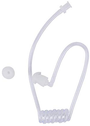 10PCS Remplacement Acoustique, Tube pour Talkie Walkie Remplacer la Bobine Blanche des Écouteurs et Casque Radios Bidirectionnelles