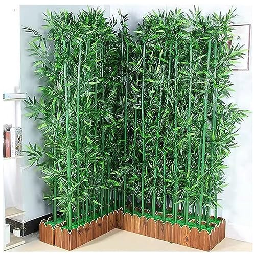Raumteiler Sichtschutz Trennwand Stellwand 180 150 100 Cm Groß Realistischer Künstlicher Bambus Falsche Grünpflanzen, Trenn-Sieb Für Foyer Korridor Besprechungsraum, Outdoor-Dekor ( Color : 1.8m/5.9ft