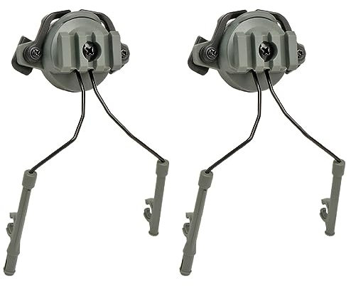 Toddmomy 2st Teile Für Das Outdoor-schießen Ohrenschützer Für Jagdhelme -Headset-Adapter Helmschienenadapter Comtac Helmadapter Outdoor-helmschiene Headset-Halter Draussen