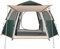 Camping Zelt,kyaoayo Familie Kuppelzelte für 3-4 Personen Wurfzelt mit Erweiterbare Veranda Pop up Zelt Winddicht Wasserdicht für Camping, Garten, Wanderausflug (Dunkelgrün: 240 x 240 x 135 cm)