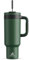 POWCAN 50 oz Tumbler with Handle, 2-in-1 Straw and Sip Lid, Leakproof, Dishwasher Safe, Insulated Stainless Steel Travel Coffee Mug, Keeps Cold for 34 Hours, Fits in Car Cup Holder (Forest)