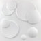 LeapBeast 3D Wandpaneele,Platten Paneele,POLYSTYROL MATERIAL 30 * 30cm Matt weiß, Dauerhaft, Nicht Verformbar, Wasserfest, Hitzebeständig, Geruchsneutral PVC Wandplatten,Gaming Zimmer (S124)