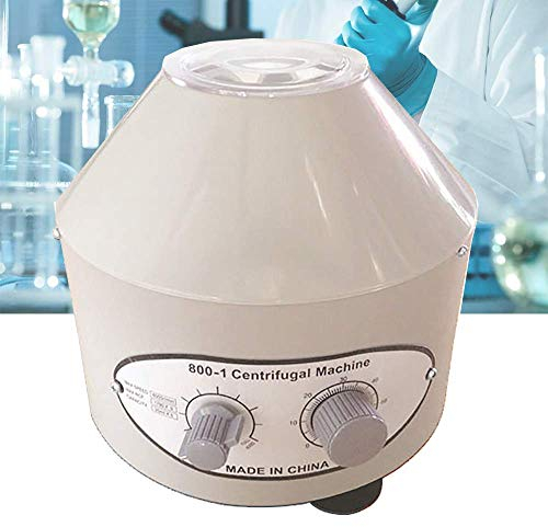 Centrifugeuse électrique, centrifugeuse de Bureau de Laboratoire de 4000 TR/Min, équipement de Laboratoire de Machine centrifuge à Basse Vitesse pour la Chimie médicale de biologie, minuterie et Con