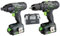 Genesis G20MAX 20V Impact Driver and Drill Combo Kit with Two 2.0Ah Batteries, Charger, Storage Bag and 2-Year Warranty