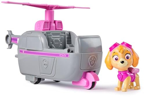 PAW PATROL, Helikopter mit Skye Spielfigur (Basis Fahrzeug, 2025), Spielzeug für Kinder ab 3 Jahren