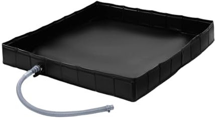 Colcolo Base de Douche Pliable, Base de Douche Portable, Tente de Plage, Camping-Car avec Tuyau de vidange, Base d'auvent Robuste et Pratique, bac de Douche