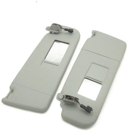 Visera Parasol Interior para para Bora para Golf 4 para Golf 6 para Passat B5 Parasol Negro con Espejo Maquillaje 3B0 857 551 Parasol con Espejo Maquillaje Automóvil Visera(A)