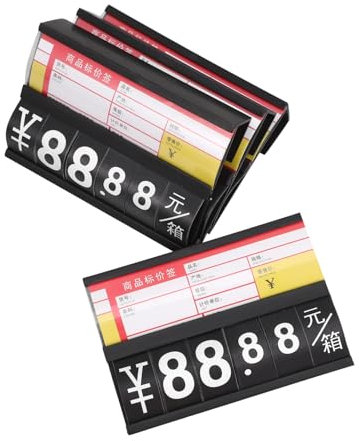 CAXUSD 4 Stück Preisschilder Für Supermarkt Werbe-preisschilder Laden-preisschilder Für Obst Gemüse