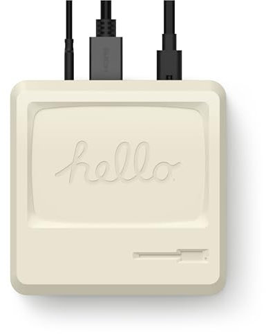 elago Mac Mini M4 Cover in Silicone, Design di Computer Classico, Antiurto, Antigraffio, Oggetto Elegante per la Scrivania (Bianco Classico)