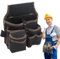 Tool Belt Bag - Work Pouch | Multi-pocket Storage Hardware Belt Oxford Cloth for Carpenters Electricians Gardeners to Hold Hammers Tape Measures Pliers