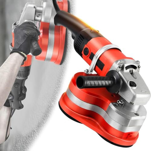 Electric Concrete Grinder and Polisher, 3 Head Floor Machine with Extendable Handle for Polishing and Cleaning Stone Concrete Surfaces