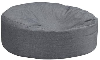 Home Deluxe XXL Outdoor Sitzsack Cloud - Anthrazit | Gartensitzsack Outdoor-Beanbag Sitzkissen Loungesack