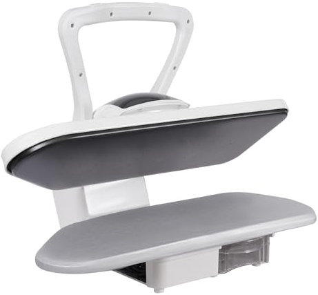 Pressa da stiro a vapore, 2200 W, 5 modalità, 42 uscite di vapore, pressa a vapore intelligente 120 g/min, flusso di vapore intelligente, 8 kg, forza autobloccante con serbatoi d'acqua da 1 l