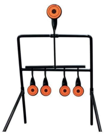 Cible .22LR Réarmement Auto – Cible Métallique Acier Robuste pour Tir Sportif, Pistolet & Carabine – Résistante & Stable
