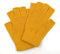 Fingerlose Handschuhe aus reiner, mongolischer Wolle für Damen und Herren, Fäustlinge gelb gelb