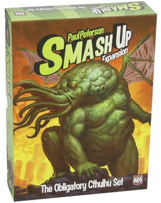Alderac Entertainment Group | Smash Up The Obligatory Cthulhu Set | Card Game for 2 tot 4 Players in English | Standalone Expansion | Ages 12+
