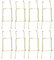 sourcing map Plate Hanger, 8-inch U Type Zinc Plated Invisible Wall Decorative Hooks with Tip Protectors, 8 Pcs