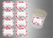 Lot d'etiquette autocollant sticker confiture conserves pots bocal bocaux - Lot de 96