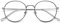 H HELMUT JUST Brille Licht Blau Damen und Herren Rund Vintage Filter Licht Blau, silberfarben