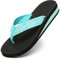 ChayChax Infradito Donna Zeppa Sandali da Spiaggia Leggero Ciabatte Estive Pantofole all’Aperto Antiscivolo, Blu, 38 EU