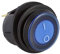 Interruptor de Palanca Basculante de 12V LED Luz de Punto Coche Barco Interruptor Basculante Redondo ON/OFF SPST Interruptor Basculante Redondo Impermeable 2 Posiciones DC 12V 20a ON-Off Azul