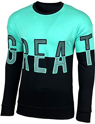 Baxboy Herren Pullover Hoodie Sweatjacke Longsleeve Sweatshirt Jacke Langarm Kapuzenpullover Hoody Sweater 3764