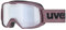 uvex elemnt FM - Skibrille für Damen und Herren - vergrößertes, beschlagfreies Sichtfeld - zugfreie Rahmenbelüftung - antique rose matt/silver-blue - one size