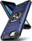 Anqrp Designed for iPhone SE 2020 Case, Military Grade Protective Phone Case Cover with Rotatable Metal Ring Kickstand [Support Magnet Mount] Compatible with iPhone 6/7/8/SE 2020, Blue