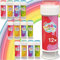 Conipa® 12 Stück Seifenblasen Kinder Mitgebsel für Kindergeburtstag, Hochzeit & Standesamt (je 60ml) - Give Aways & Gast-Geschenke Luftblasen Großpackung (Mitbringsel) - Soap Bubbles Set