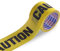 Caution Tape Rolle Gelb und Schwarz Warnfolie Party Dekorationen Sicherheitsband 7,6 cm x 91,4 m