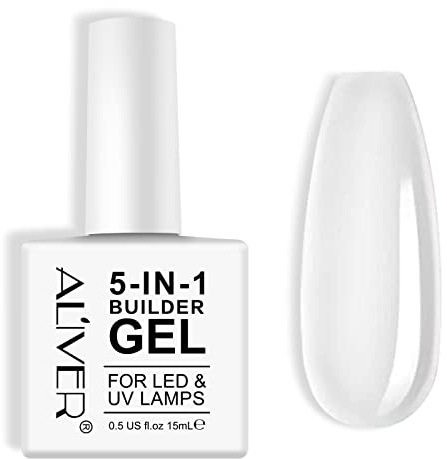5-in-1 Nagelaufbau-Gel, Aufbau-Basisgel und Stärkungsgel, Hartgel-Aufbau-Verlängerung, Nagel in einer Flasche, 15 ml