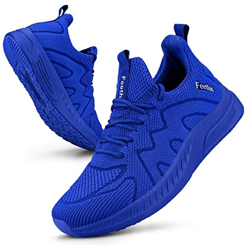 Feethit Women Trainers Casual Sneakers Lightweight Breathable Walking Shoes Gym Sport Tennis Parang 5.5