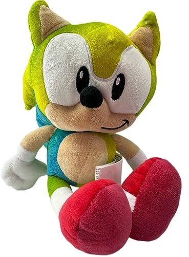 SEGA - Sonic The Hedgehog Plüschtier 30 cm, Kuscheltier (Rainbow Grün)