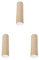 3 Set lange Versandrolle mit Kappen für Gemälde Dokumentenversand 40 cm