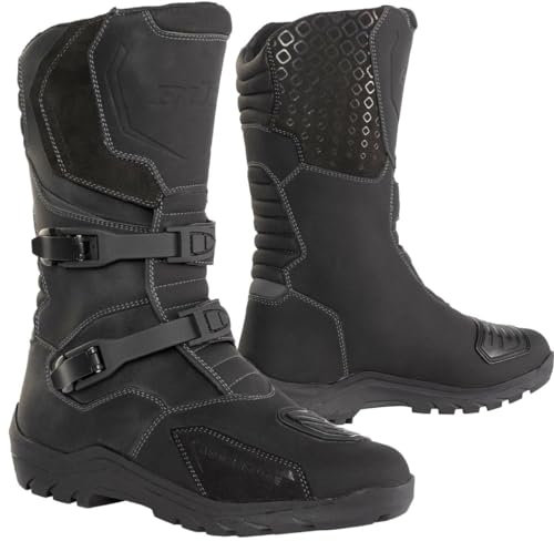 Büse Adventure stivali da moto impermeabili, nero, 43