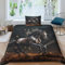 OPSREY Horses Steppdeckenbezug Wärme Zum Schlafen Bed Linen Sets Atmungsaktiv Mustangs Bettbezug Reißverschluss Duvet Cover Set Verschiedene Größen Bettwäsche Set Single（135x200cm）
