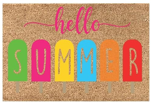 Summer Door Mat, Hello Door Mat, Welcome Door Mats Summer Decorative Doormat,Summer Decoration Welcome Door mat Printed Floor mat Welcome Door mat Summer Carpet Decoration