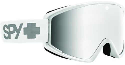 SPY Optics Crusher Elite Snow Goggle (Frame Matte White, Lens Bronze Silver Mirror)
