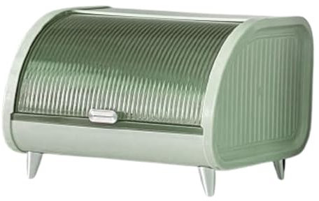FytStycale Desktop Storage Box Bread Box Organizer Holder Luxury Bread Storage Bin Living Room Bedroom Organizer for Kitchen Counter, green