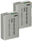 Batterie Au Lithium 1650 MAh EN-EL14 EL14a EN-EL14 EN-EL14a USB for Appareil Photo, Compatible avec Nikon P7000 P7800 D3100 D3400 D3500 D5100 D5300 D5600 P7700(2battery)