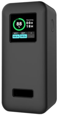 para Anker Prime 20000mAH Power Bank(200W) Fuente de Alimentación Funda Protectora Resistente a la Suciedad y al Polvo (Negro)