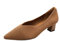 Pumps Women's Knit Dress Shoes High Heels Women's Shoes Elegant and Comfortable Wedding Shoes Evening Shoes with Block Heel Mary Jane Low Shoes Knitted Shoes Party Pointed Shoes Ballet Flats, brown, 7
