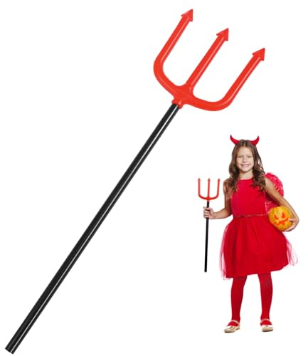 Homoyoyo 1Pc Fourche Diable Enfant Trident Halloween Costume Accessoire Cosplay Diabolique Pour Fête Et
