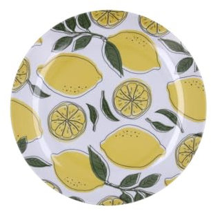 Quid Sicilia Set 6 Platos Postre Melamina 20cm Melamina No Apto Microondas Extra Fuerte