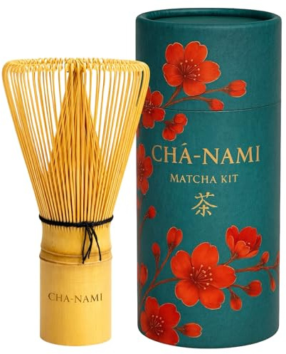 Matcha Besen Bambus – 100 Borsten für cremigen Matcha-Schaum – Japanischer Chasen für Teezeremonie – Premium Matcha Zubehör von CHÁ-NAMI