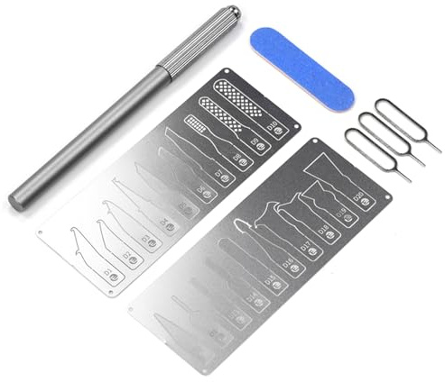 Sehuby Precise Glues Scrapers Set For CPU Chip Glues Removal And Circuit Board With 20pcs Durability Alloy Steel Bl
