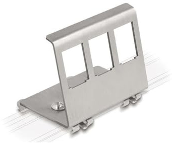 VALUE Hutschienen-Adapter unbestückt, für 3 Keystones